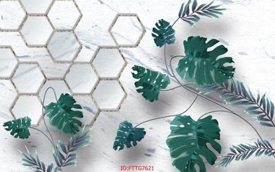 File gốc in tráng gương Tranh tường 3d tối giản hiện đại FTTG7621 chi tiết