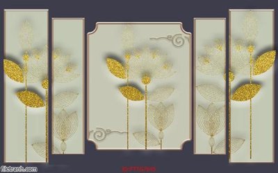 File in lụa Tranh tường 3d tối giản hiện đại FTTG7645 (phong cảnh) Tranh tường 3d tối giản hiện đại FTTG7645