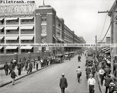 File PSD Ford Factory_ 1916 (nguyên bản) cho thiết kế