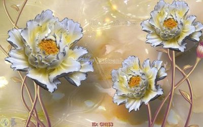 File tranh File tranh giả ngọc GN153 (gốc) in vải canvas