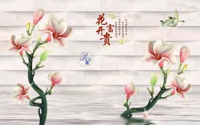 File PSD File tranh in tường giả ngọc GN2022 (gốc) cho in quảng cáo