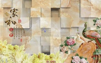 File ảnh File tranh giả ngọc GN22 (gốc) trang trí khách sạn