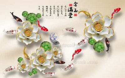 Hình ảnh file gốc File tranh in tường giả ngọc GN2265 (chất lượng cao)