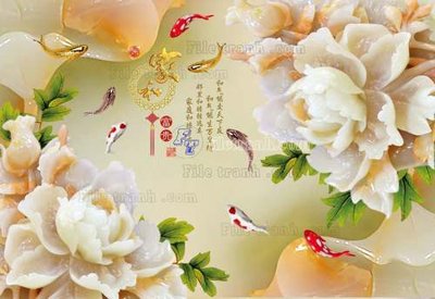 File gốc File tranh in tường giả ngọc GN2304 (phiên bản chuẩn) để in ấn