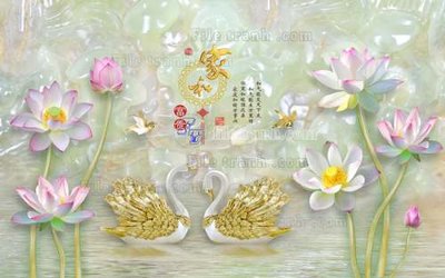 File gốc in ấn File tranh in tường giả ngọc GN2314 chuẩn màu CMYK