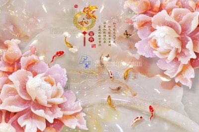 Download file File tranh in tường giả ngọc GN2321 (gốc) in mica đèn LED