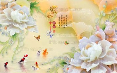 File ảnh File tranh in tường giả ngọc GN2352 (gốc) in quảng cáo ngoài trời