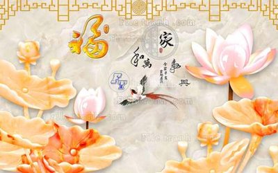 File ảnh File tranh in tường giả ngọc GN2364 (gốc) in poster