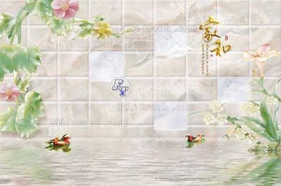 File gốc File tranh in tường giả ngọc GN2415 (chuẩn CMYK) cho nhà in