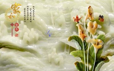 File gốc in ấn File tranh in tường giả ngọc GN2479 chuẩn màu CMYK