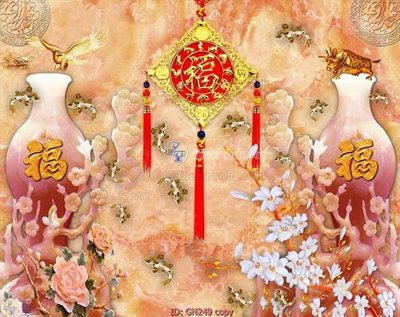 File gốc File tranh giả ngọc GN249 (trang trí) phòng làm việc