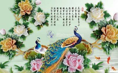 File gốc File tranh in tường giả ngọc GN2502 (in lụa) tranh phong thủy