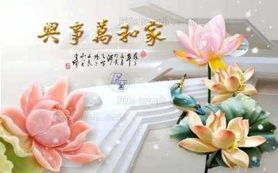 File gốc in ấn File tranh in tường giả ngọc GN2567 chất lượng vượt trội