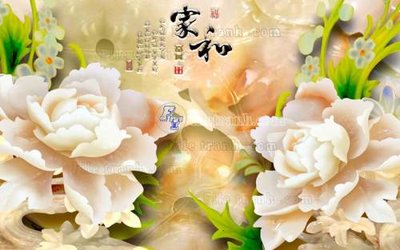 File gốc File tranh in tường giả ngọc GN2587 (in tráng gương) nghệ thuật