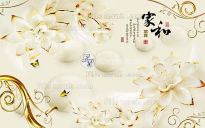 Tải file PSD File tranh in tường giả ngọc GN2588 (nguyên layer) để in