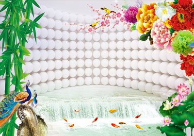 Mua file gốc File tranh in tường giả ngọc GN3008 (chất lượng) tại Filetranh.com