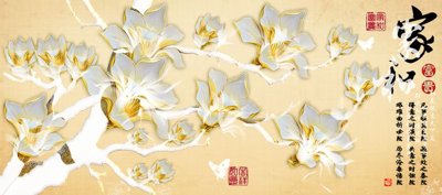 File in trần File tranh in tường giả ngọc GN3026 (file gốc) xuyên sáng