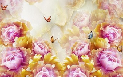 Download file ảnh gốc File tranh in tường giả ngọc GN3051 để in ấn