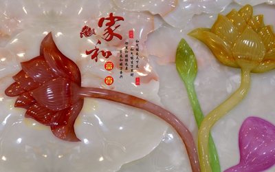 File tranh PSD File tranh in tường giả ngọc GN3054 chất lượng cao