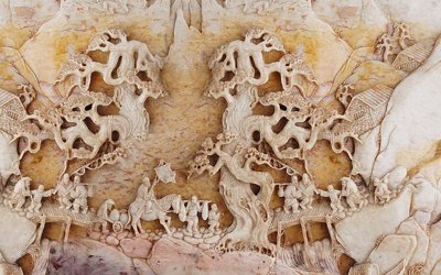 File gốc File tranh in tường giả ngọc GN3068 (thiết kế) độc quyền