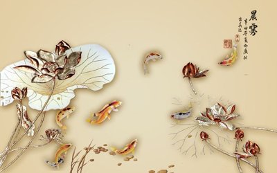 File in trần File tranh in tường giả ngọc GN3094 (bản gốc) mây trời