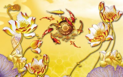 File in trần File tranh in tường giả ngọc GN3117 (file gốc) phong thủy