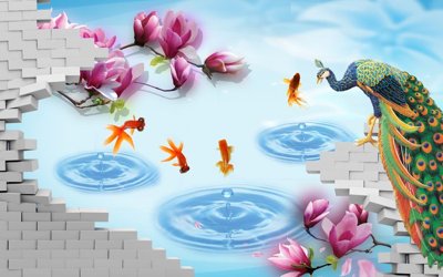 Tải về hình ảnh gốc File tranh in tường giả ngọc GN3197 sắc nét