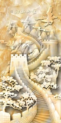 File tranh File tranh in tường giả ngọc GN3199 (gốc) chủ đề thành phố