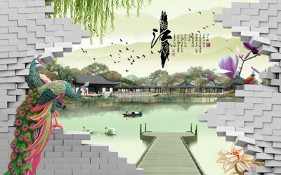 File tranh gốc File tranh in tường giả ngọc GN3204 (bản quyền) file PSD