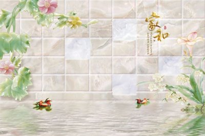 Download file ảnh gốc File tranh in tường giả ngọc GN3217 để in ấn