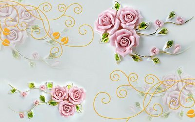 Tải file tranh gốc File tranh in tường giả ngọc GN3234 chất lượng cao