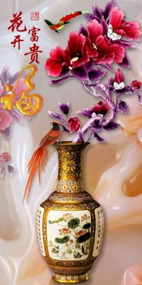 Tải file File tranh in tường giả ngọc GN3268 (gốc) chủ đề phong thủy