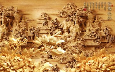 Hình ảnh file gốc in lụa File tranh in tường giả ngọc GN3271