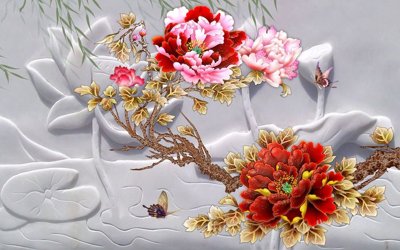 Tải file File tranh in tường giả ngọc GN3278 (gốc) làm tranh trang trí