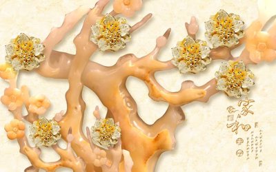 File tranh in tráng gương File tranh in tường giả ngọc GN3326 (siêu nét)