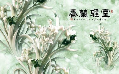 File tranh gốc PSD File tranh in tường giả ngọc GN3361 còn nguyên layer