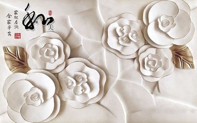 File gốc File tranh in tường giả ngọc GN3544 (in 3D) cho trang trí