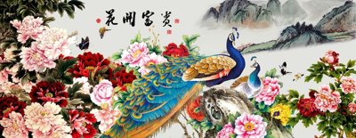 File ảnh File tranh in tường giả ngọc GN3700 (gốc) in PP, decal