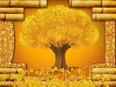 File in trần File tranh in tường giả ngọc GN3722 (file gốc) phong thủy