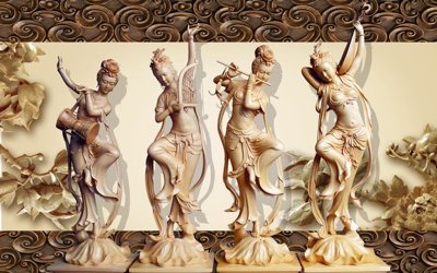 File gốc File tranh in tường giả ngọc GN3748 (trang trí) phòng ngủ