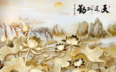 File tranh File tranh in tường giả ngọc GN3760 (bản gốc) in lụa dán tường