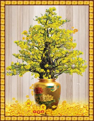 File gốc File tranh in tường giả ngọc GN3838 (chuẩn CMYK) cho nhà in