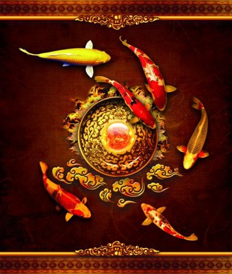 File in trần File tranh in tường giả ngọc GN3919 (bản gốc) trời sao