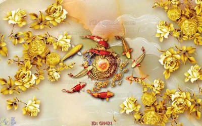 Tải file File tranh giả ngọc GN421 (PSD) cho in ấn quảng cáo