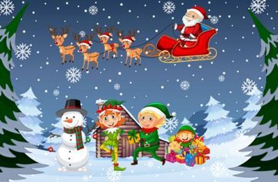 File PSD File phông sân khấu background banner giáng sinh noel 2025 GS1008 (nguyên bản) cho thiết kế