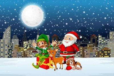 File gốc File phông sân khấu background banner giáng sinh noel 2025 GS1106 (bản quyền) cho in ấn