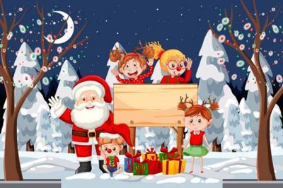 File ảnh File phông sân khấu background banner giáng sinh noel 2025 GS1112 (gốc) trang trí khách sạn