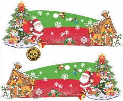 Tải file File phông sân khấu background banner giáng sinh noel 2025 GS1157 (ảnh gốc) in gạch 3D