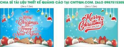 Tải file File phông sân khấu background banner giáng sinh noel 2025 GS1163 (gốc) in trên mọi chất liệu