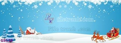 File in ấn File phông cây thông giáng sinh GS126 chuyên nghiệp